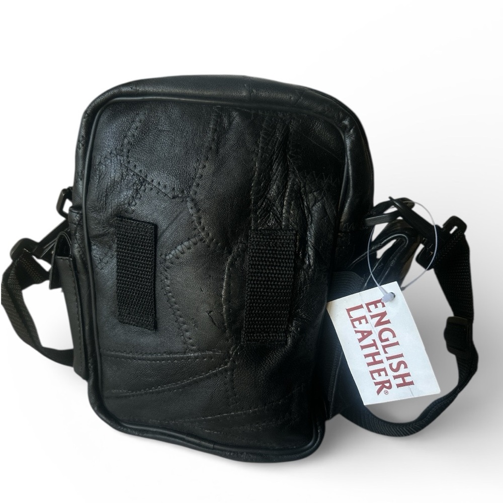 Lambskin English Leather Patchwork Crossbody Bag … - image 2